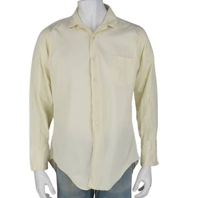 Camisa marfil texturizada vestido esmoquin boda graduación graduación Colvey's vintage años 70 Foto 1 de 4