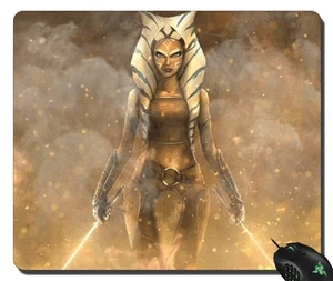Darth Vader and Ahsoka Tano  mousepad lock edge macbook asus acer hp PC - Picture 1 of 3