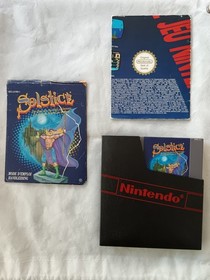 Solstice [NES, 1991] Loose With Nintendo Cover & Manual & Nintendo Poster