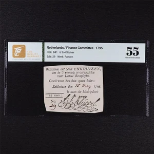 1795 Netherlands / Finance Committee 6 3/4 Stuiver Pick#B41 - Picture 1 of 4