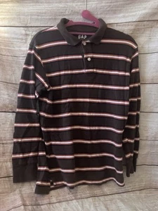 GAP brown and orange polo shirt-Boys 12 - Picture 1 of 8