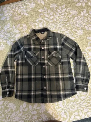 Camisa a Cuadros Eddie Bauer Niños Exterior con Cierre de Botón a Presión Manga Larga Talla 6/7 Foto 1 de 4