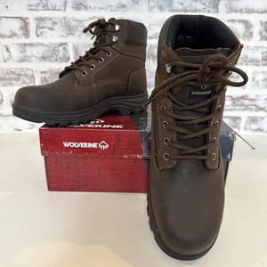 Wolverine Men's Carlsbad Steel Toe 6" Construction Boot, Brown, 9 - Picture 1 of 7