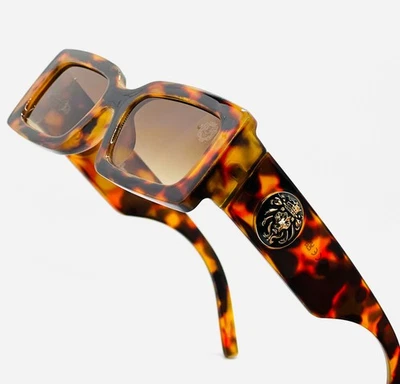 Square Cholo Sunglasses Super Dark OG LOC Gangster Style Super Dark Black Rap - Image 1 of 4