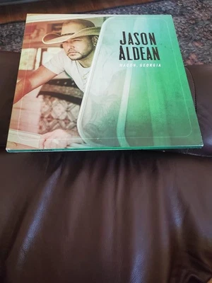 Jason Aldean Macon Georgia Limited Edition Green Triple Vinyl - Image 1 of 4