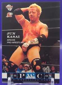 Jun Kasai/ BBM 2005 Pro Wrestling Trading Card Japanese Vintage Rare No.186 - Picture 1 of 10