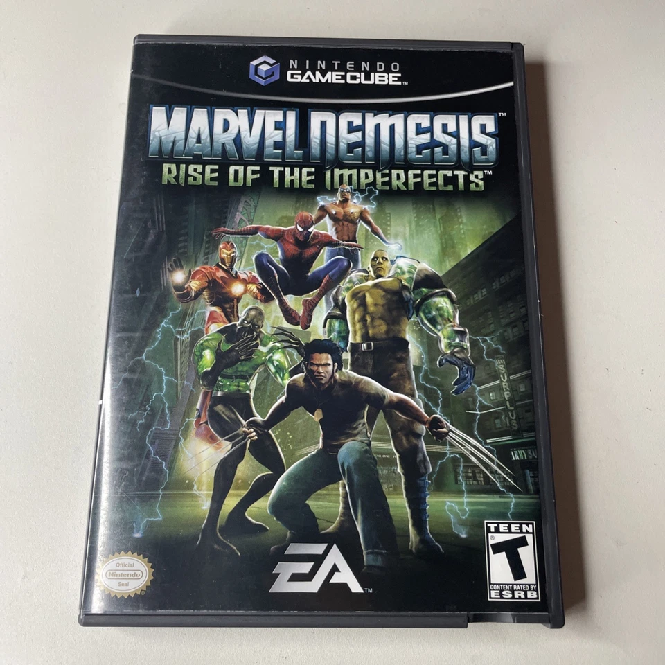 MARVEL NEMESIS RISE OF THE IMPERFECTS (CIB) NINTENDO GAMECUBE GAME. Tested! - Image 1 of 4