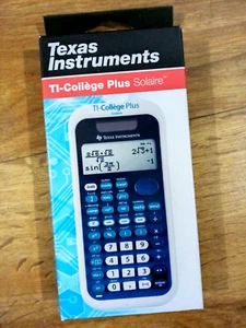 Calculatrice Scientifique Texas Instruments - TI-Collège Plus solaire NEUF - Photo 1/6