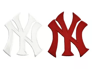 New York Yankee's NY World Series MLB Baseball Fully Embroidered Iron On Patch - Picture 1 of 12