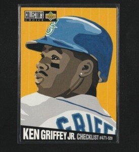 1994 Collector's Choice Ken Griffey Jr. #324 Checklist Seattle Mariners Card A1