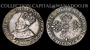 Charles X Franc Silber Kunstdruck Aus Étain. 1590 Paris. Kunstdruck Ende XIX - Picture 1 of 1