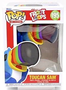 Tucán Sam Pop #195 Flying Kellogg's Froot Loops Funko Pop iconos publicitarios 2023 - Imagen 1 de 9