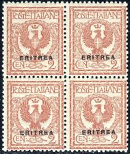 1924 COLONIE E POSSEDIMENTI ERITREA 2 CENTESIMI