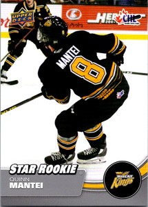 2021-22 UD CHL Star Rookie Quinn Mantei Brandon Wheat Kings #370