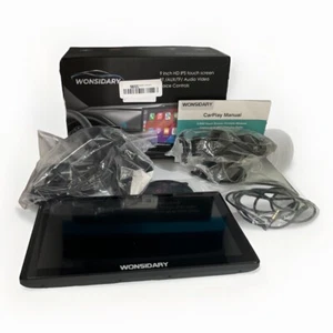 Wonsidary 9" HD Touch Screen BT/AUX/TF/Audio Video Voice Controls New Open Box - Bild 1 von 6
