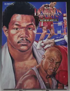 REVISTA DE RECUERDOS DEPORTIVOS GEORGE FOREMAN COVER LEGENDS CON TARJETAS JULIO/AGO 1995 - Imagen 1 de 4