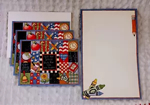 Main Street Press SUSAN WINGET For Life We Learn 4 TARJETAS DE NOTAS pizarra en blanco - Imagen 1 de 8