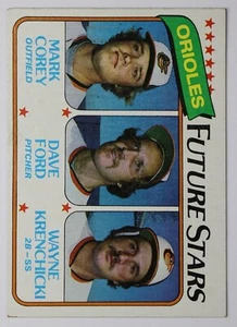 1980 Topps Orioles Future Stars #661 - Mark Corey, Dave Ford, Wayne Krenchiki - Imagen 1 de 2