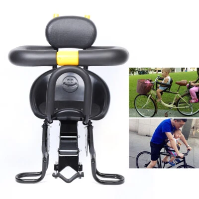 Bicycle Safety Child Seat Mount Black Baby Bike Seat Front up to 30kg - Image 1 of 4