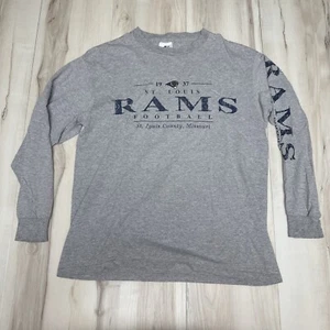 St. Louis/LA Rams Long sleeve T Shirt Size Medium - Logo Athletic - Picture 1 of 8