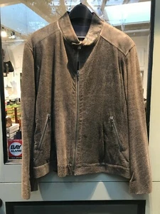 Remy leather jacket men's tan distressed lists for $995 out of stock - Picture 1 of 3