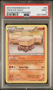 Crustle 85/149 *Holo Rare* Pokemon TCG: Boundaries Crossed (2012) PSA 9 - Picture 1 of 2