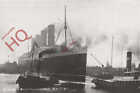 Postkarte: RMS LUSITANIA, EINFAHRT IN DEN HAFEN VON LIVERPOOL (REPRO) [MAXCARDS]