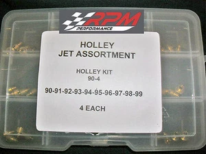 Holley Carburetor 1/4-32 GAS MAIN JETS ASSORTMENT KIT 90-99 4 EACH 40 PACK 90-4 - Picture 1 of 3