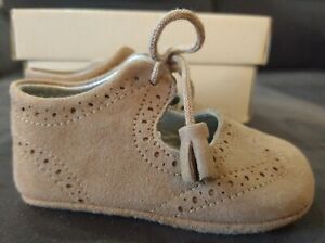 Pili Carrera Baby Shoes Size EUR 18 Lite Brown Color Brand New In Box