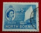 North Borneo:1954 -1957 Queen Elizabeth II & Local M. Rare & Collectible Stamp.