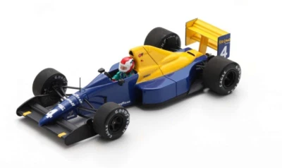 Tyrrell Ford 018 Johnny Herbert #4 Belga Belgian Gp 1989 S1887 Spark 1/43 F1 - Immagine 1 di 3