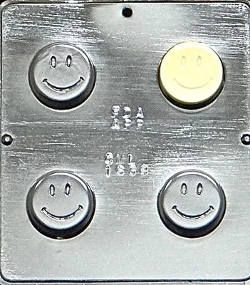 Molde sándwich de galletas de chocolate cara sonriente 1638 NUEVO Foto 1 de 2