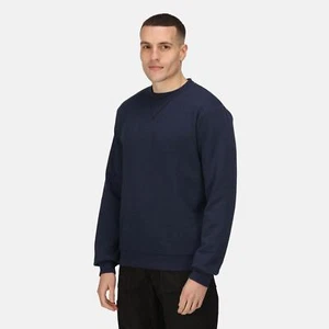 Regatta Pro Azul Marino Hombre Polialgodón Cuello Redondo Trabajo Sudadera #TRF686 - Imagen 1 de 5