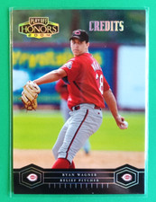 2004 PLAYOFF HONORS RYAN WAGNER #61 CREDITS PARALLEL #08/50 CINCINATTI REDS