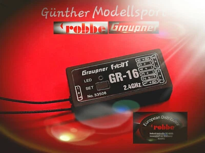 robbe/Graupner GR-16 2,4GHZ HOTT 8K EMPFÄNGER, 33508 Günther Modellsport - Bild 1 von 2