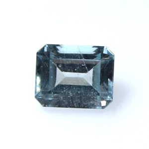 Natural Blue Aquamarine Octagon Faceted 3.60Ct Loose Gemstone Aquamarine Stone - Picture 1 of 4