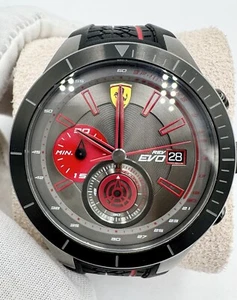 FERRARI RED REV EVO MEN'S CHRONOGRAPH WATCH - Picture 1 of 10