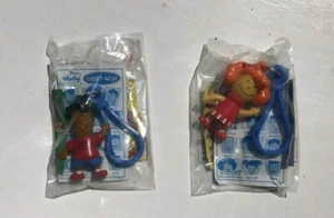Sonic Wacky Pack Danglers Keychain Toy - Pete and Claire (2003) NIP - Picture 1 of 7