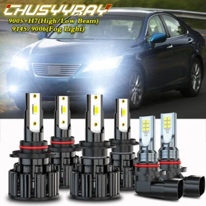 Para For Lexus ES350 2007 2008 2009 6x Bombillas LED Faro antiniebla Hi/Lo - Picture 1 of 12