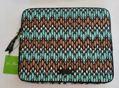 Vera Bradley Sierra Stream Tablet eReader Sleeve 10.25x8.25 Padded Zip Universal - Image 1 of 4
