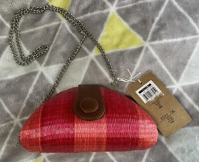 Vintage Straw Le Sac Bag - Rare Le Sac Kultura Clutch - Image 1 of 4