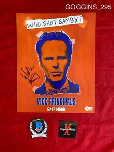 WALTON GOGGINS HANDSIGNIERTES SIGNED 11x14 FOTO! VICE PRINCIPALS! BECKETT COA! - Bild 1 von 2