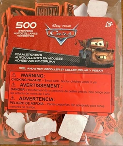 Pegatinas de espuma Cars Disney PIXAR 500 - nuevas #200 - Imagen 1 de 2