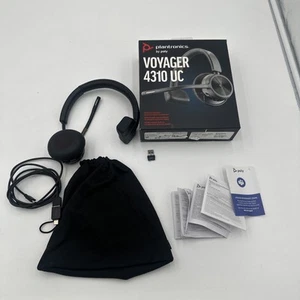 Ab. Plantronics by POLY Voyager 4310 UC Single Ear Wireless Bluetooth Headset - Picture 1 of 5