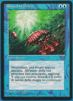 Mana Drain Legends (ITALIAN) NM Blue Uncommon MAGIC CARD (ID# 499773) ABUGames - Image 1 of 2