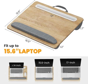 Family-Friendly Lap Desk with Soft Cushion, Tablet Holder & Durable Surface - Picture 1 of 13