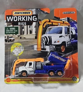 MATCHBOX - Working Rigs - Freightliner M2 106V Vacuum Septic Truck - NEW IN BOX - Picture 1 of 5