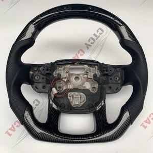 Custom Carbon Fiber Steering Wheel for Land Rover Range Rover Sport 2014-2020 - Picture 1 of 8