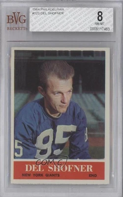 1964 Philadelphia Del Shofner #123 BVG 8 - Image 1 of 2
