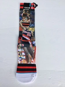 Stance Clyde Drexler Portland Trail Blazers Herrensocken Größe L/XL 9-13 neu mit Etikett - Bild 1 von 2